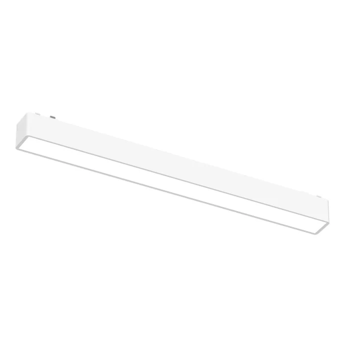 Магнитный трековый светильник Белый LED 1*10W 3000K 530Lm Ra>90 IP20 L315xW26xH26 48V ST674.536.15