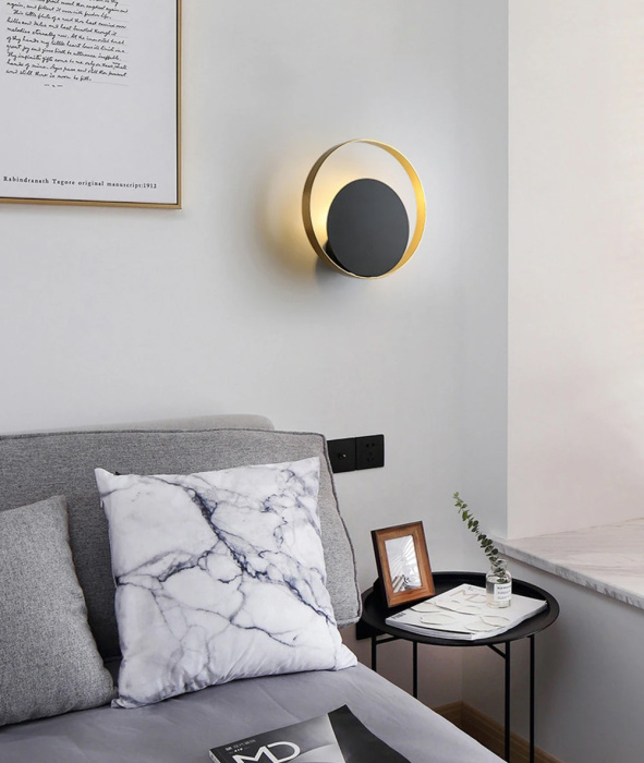 Настенный светильник Delight Collection Wall lamp MT8829-D bronze/black