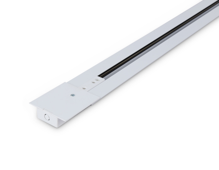 Шинопровод встраиваемый однофазный Standard 220V 2m (ввод питания, 1 заглушка, крепление в комплекте) Ambrella light GL7123