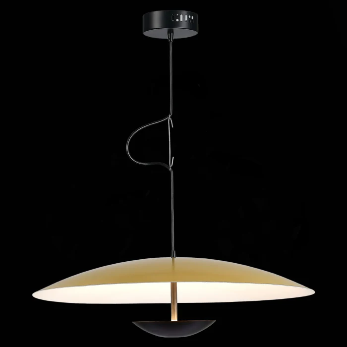 Светильник подвесной ST-Luce Золотистый,Черный/Золотистый LED 1*40W 3000K SL6502.213.01