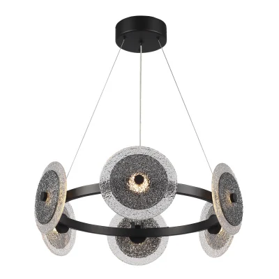 Светильник подвесной ST-Luce черный/дымчатый LED 1*34W 4000K SL6142.433.01