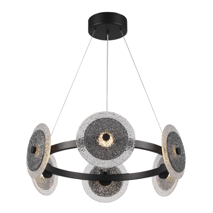 Светильник подвесной ST-Luce черный/дымчатый LED 1*34W 4000K SL6142.433.01