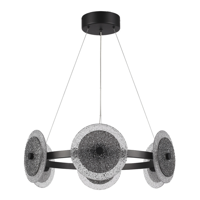 Светильник подвесной ST-Luce черный/дымчатый LED 1*34W 4000K SL6142.433.01