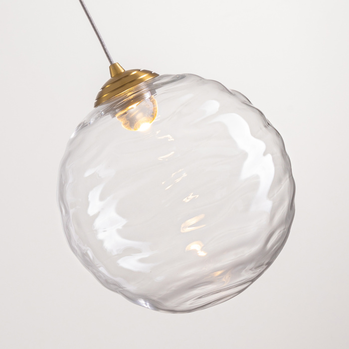 Подвесной светильник Delight Collection MD25030001 MD25030001-1A brass/clear