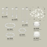 Комплект подвесного светильника Techno Ring с акрилом Ambrella light XR92212260