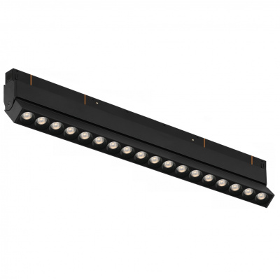 Светильник трековый магнитный поворотный iLedex VISION 4822-003-L350-18W-38DG-3000K-BK