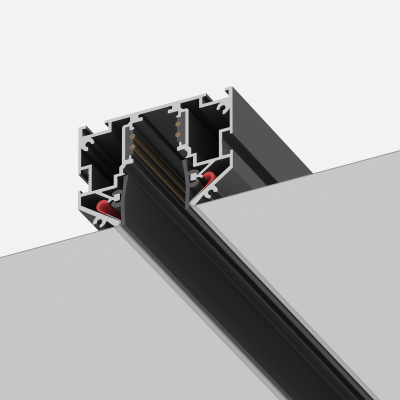 Шинопровод 48 под натяжной потолок ST-Luce Черный Длина 2 000мм ST039.429.00