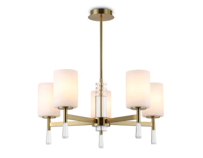 Люстра со стеклянными плафонами на штанге Ambrella light LH56261