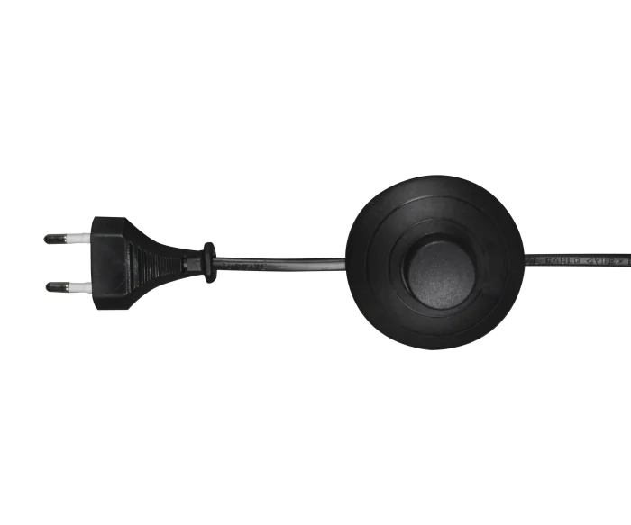 Шнур для торшера 3 метра черный 230V AC 50Hz (max 2A) A1100,19 Kink Light