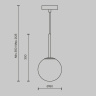 Подвесной светильник Maytoni Basic form MOD321PL-01B