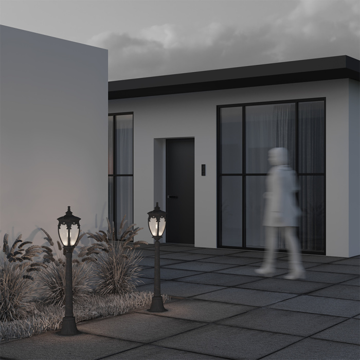 Садово-парковый светильник Maytoni Fleur O414FL-01BZ1