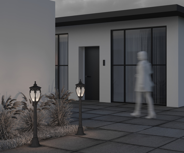 Садово-парковый светильник Maytoni Fleur O414FL-01BZ1