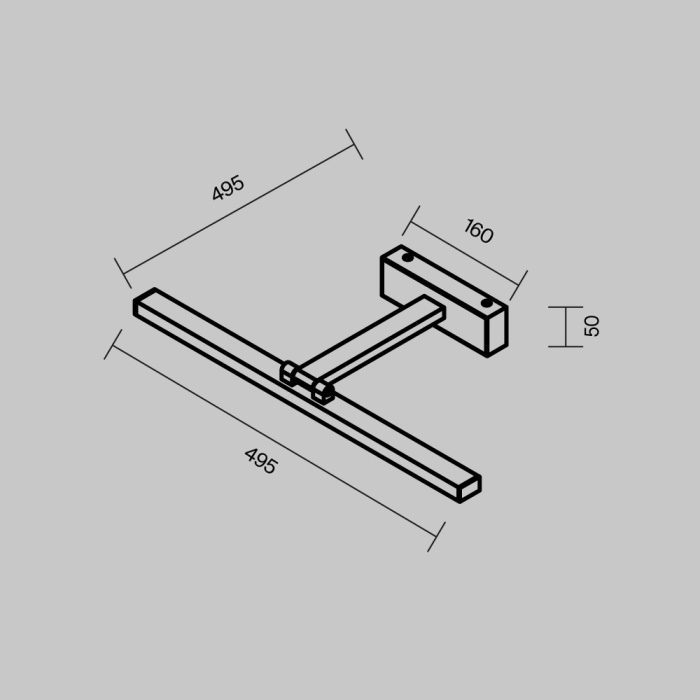 Подсветка для картин Maytoni Bris MIR008WL-L12W4K