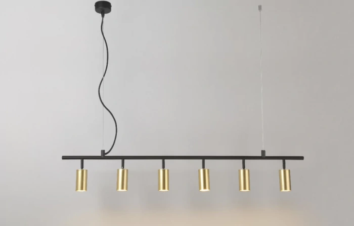 Светильник подвесной Crystal Lux CLT 015C6 L1200 BL-GO