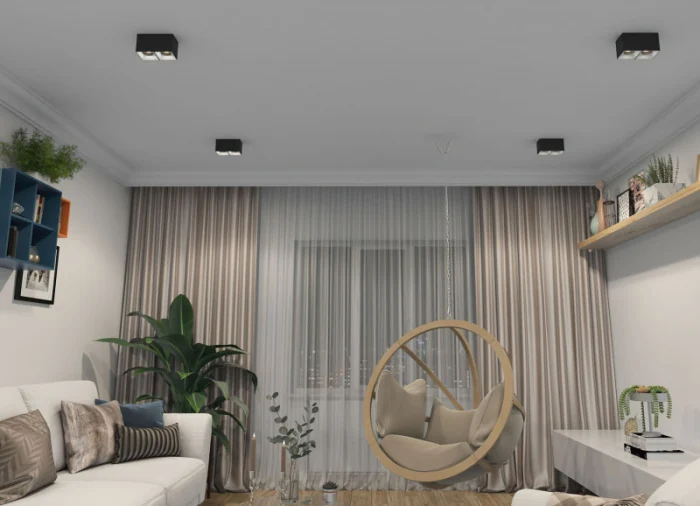 Накладной светильник Denkirs Rodvig DK3085-BW+BK