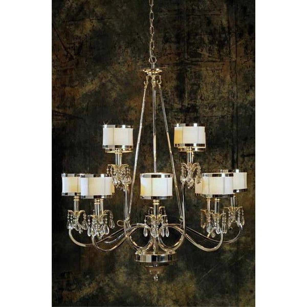 Подвесная люстра L'Arte Luce Luxury Lombard L00512 с подвесками из хрусталя