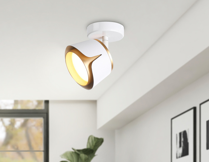 Накладной поворотный спот со сменной лампой GX53 Ambrella light TN71224