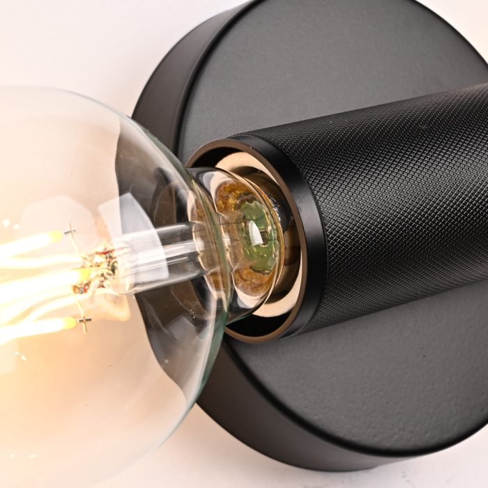 Бра RH Utilitaire Inline Sconce Black ImperiumLoft