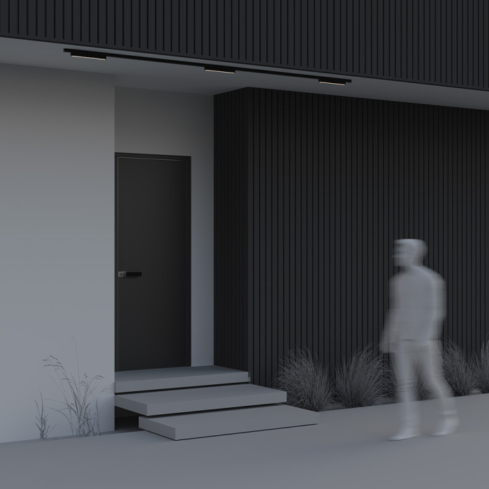 Трековый светильник Maytoni Basis O-TR02-1-S-12WB4K