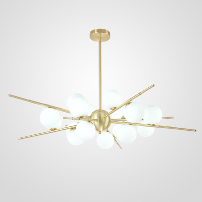 Люстра Cherry Bomb 16 balls Gold ImperiumLoft