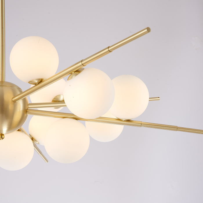 Люстра Cherry Bomb 16 balls Gold ImperiumLoft