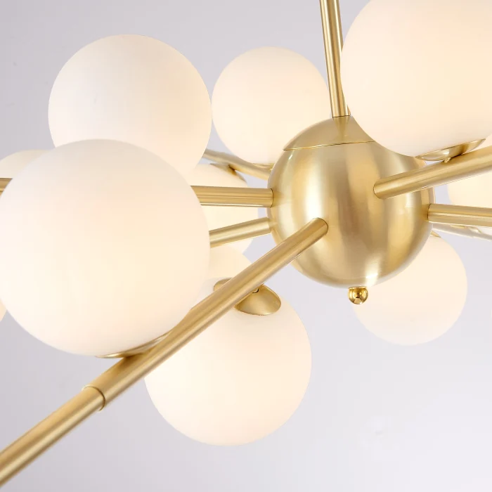 Люстра Cherry Bomb 16 balls Gold ImperiumLoft