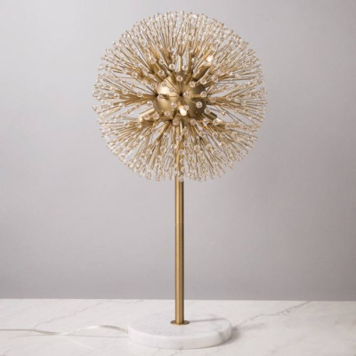 Декоративная настольная лампа L&#039;Arte Luce Luxury Dunkirk L28531 с элементами из хрусталя