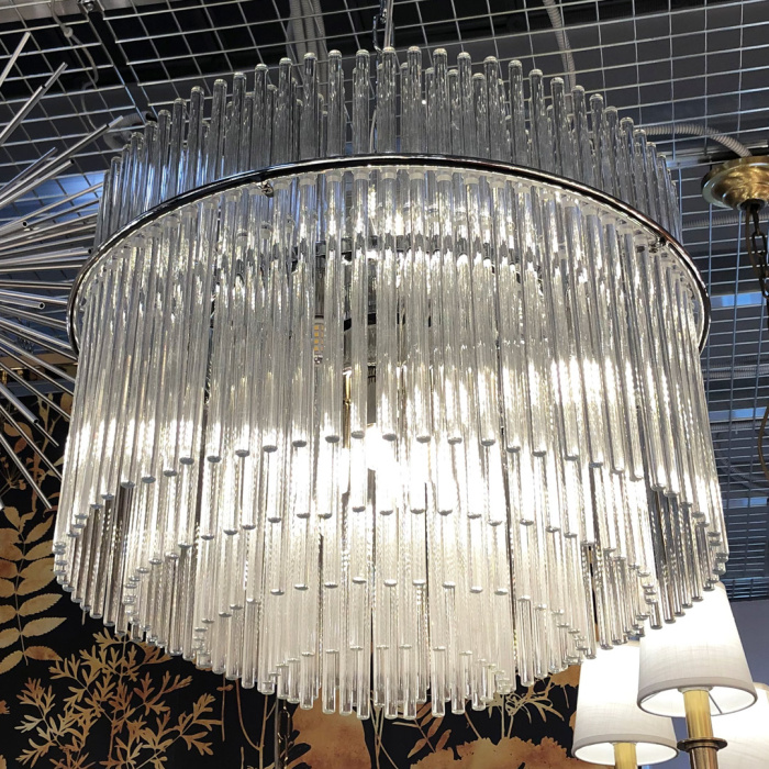 Люстра Cloyd VACOMBE-A C9 / Ø50 см - хром (арт.10507)