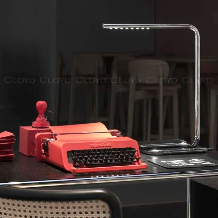 Настольная лампа Cloyd SKOLAR T1 / выс. 50 см - хром (арт.30101)