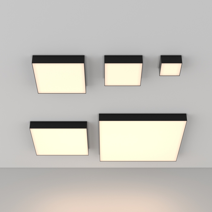 Потолочный светильник Maytoni Zon C032CL-90W3K-SQ-B