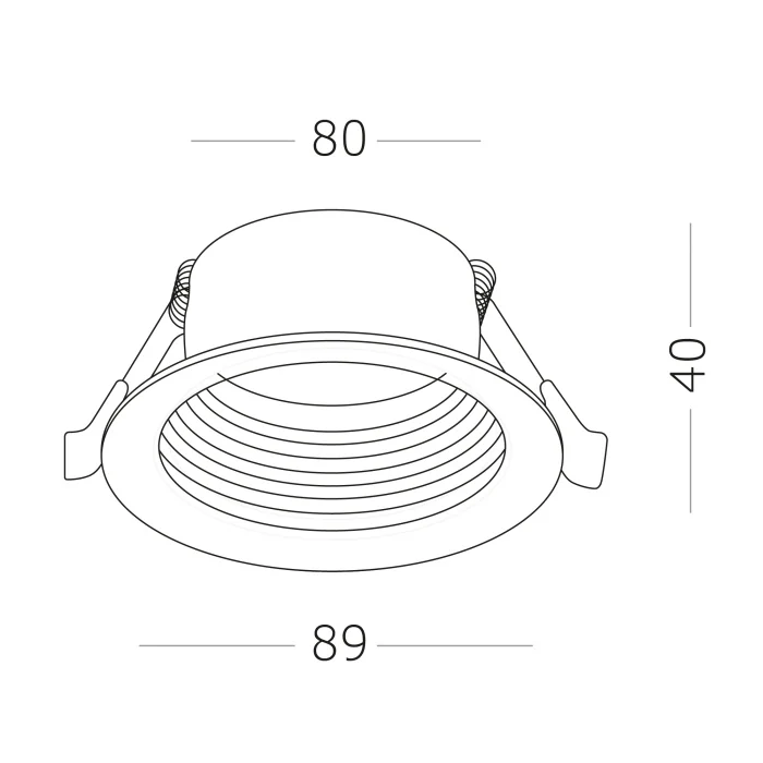 Встраиваемый светильник ST LUCE ST202.408.01