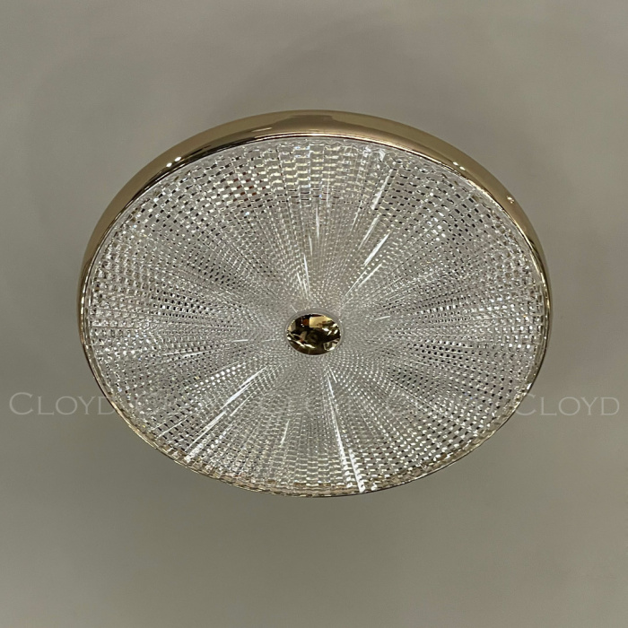 Потолочный светильник Cloyd DISCA FM1 / Ø42 см - золото (арт.11251)