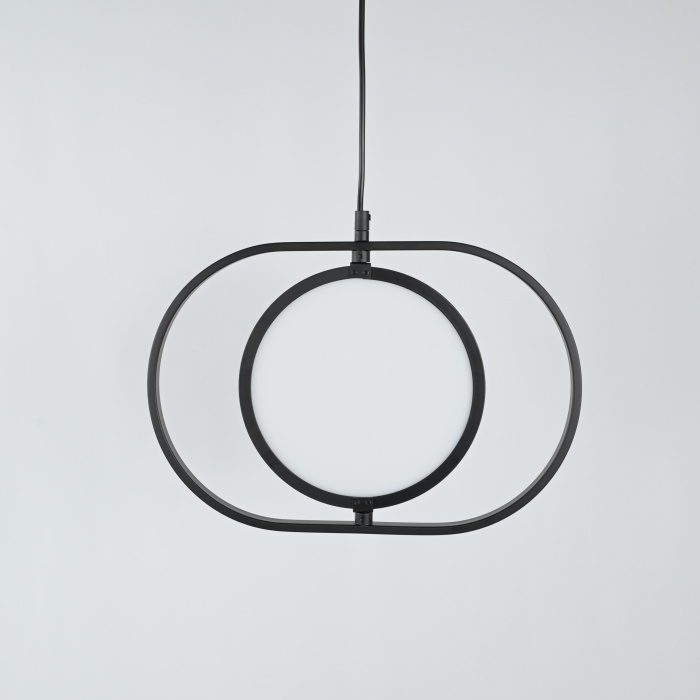 Подвесной светильник ARVET горизонтальный Черный ImperiumLoft