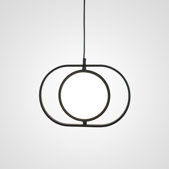 Подвесной светильник ARVET горизонтальный Черный ImperiumLoft