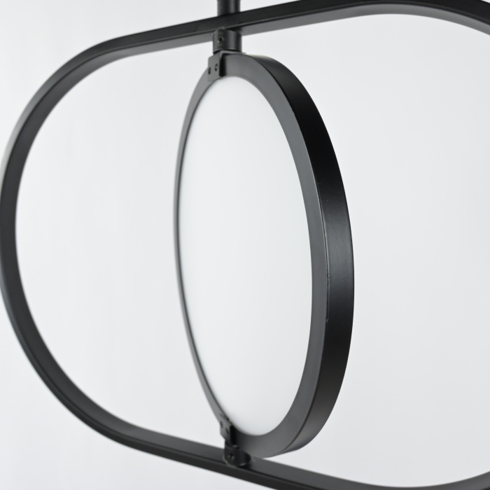 Подвесной светильник ARVET горизонтальный Черный ImperiumLoft