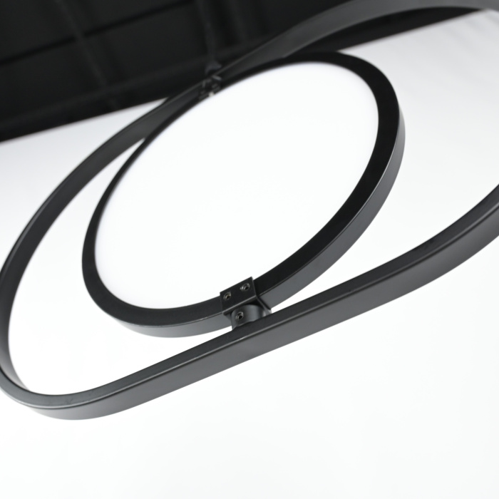 Подвесной светильник ARVET горизонтальный Черный ImperiumLoft