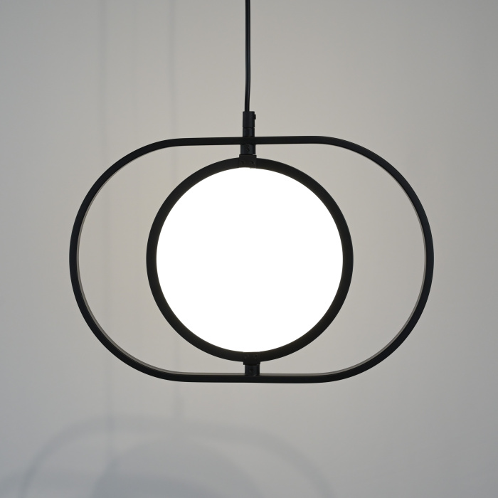 Подвесной светильник ARVET горизонтальный Черный ImperiumLoft