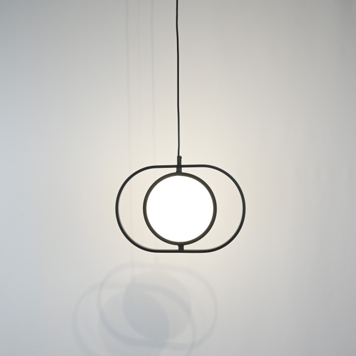 Подвесной светильник ARVET горизонтальный Черный ImperiumLoft