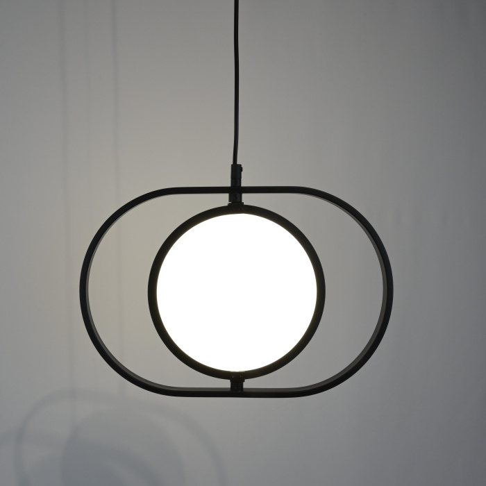 Подвесной светильник ARVET горизонтальный Черный ImperiumLoft