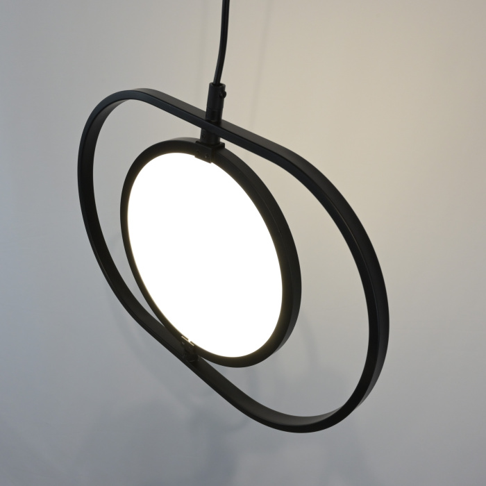 Подвесной светильник ARVET горизонтальный Черный ImperiumLoft