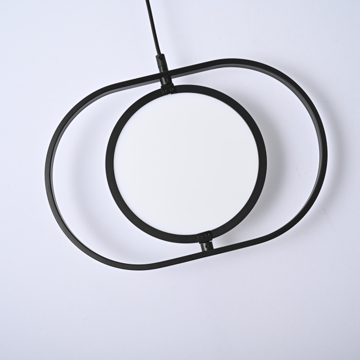 Подвесной светильник ARVET горизонтальный Черный ImperiumLoft