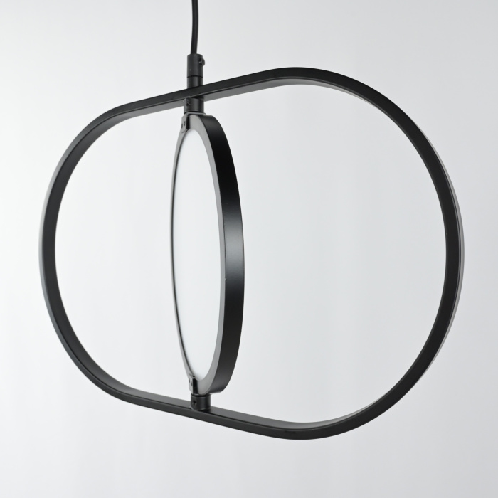 Подвесной светильник ARVET горизонтальный Черный ImperiumLoft