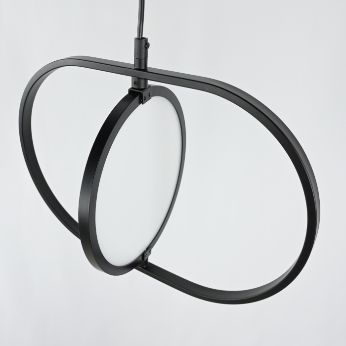 Подвесной светильник ARVET горизонтальный Черный ImperiumLoft