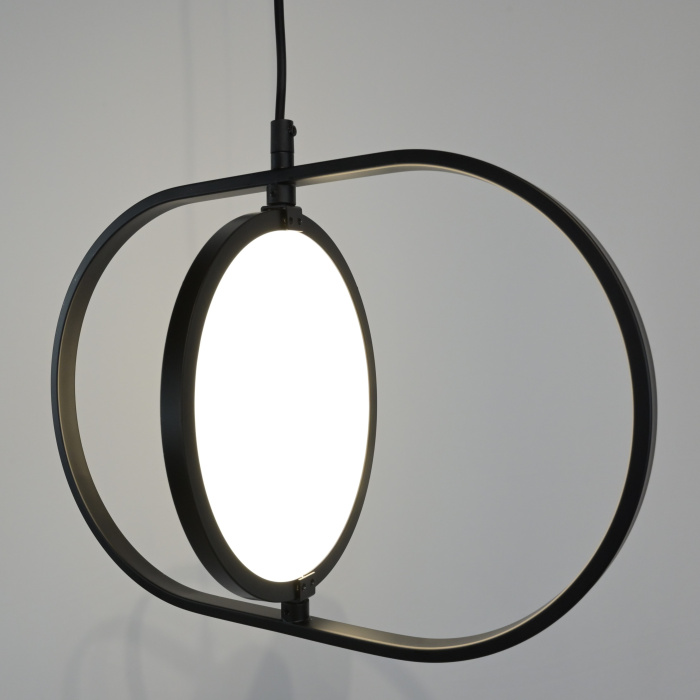 Подвесной светильник ARVET горизонтальный Черный ImperiumLoft