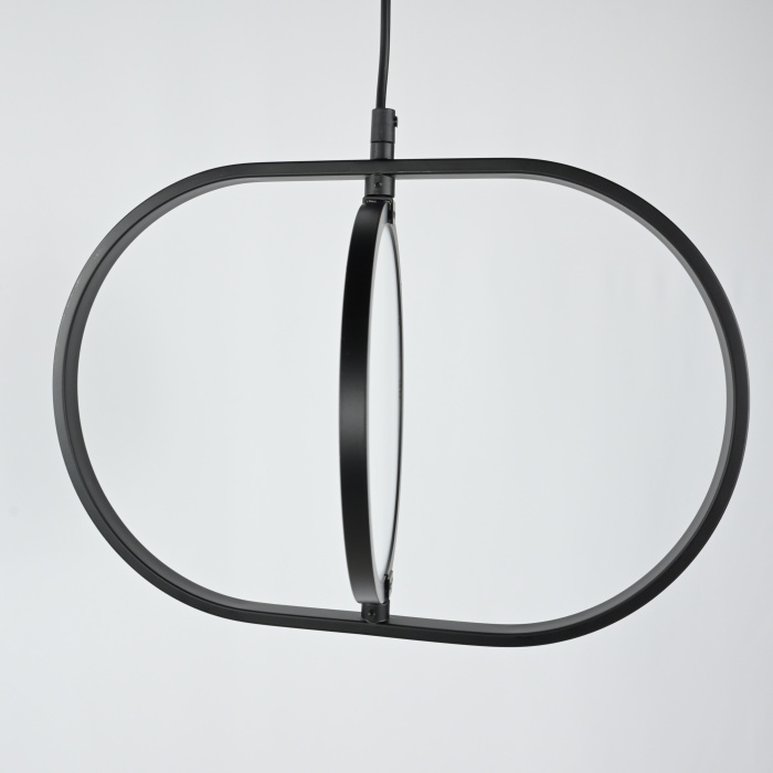 Подвесной светильник ARVET горизонтальный Черный ImperiumLoft