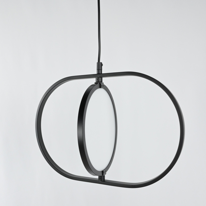 Подвесной светильник ARVET горизонтальный Черный ImperiumLoft