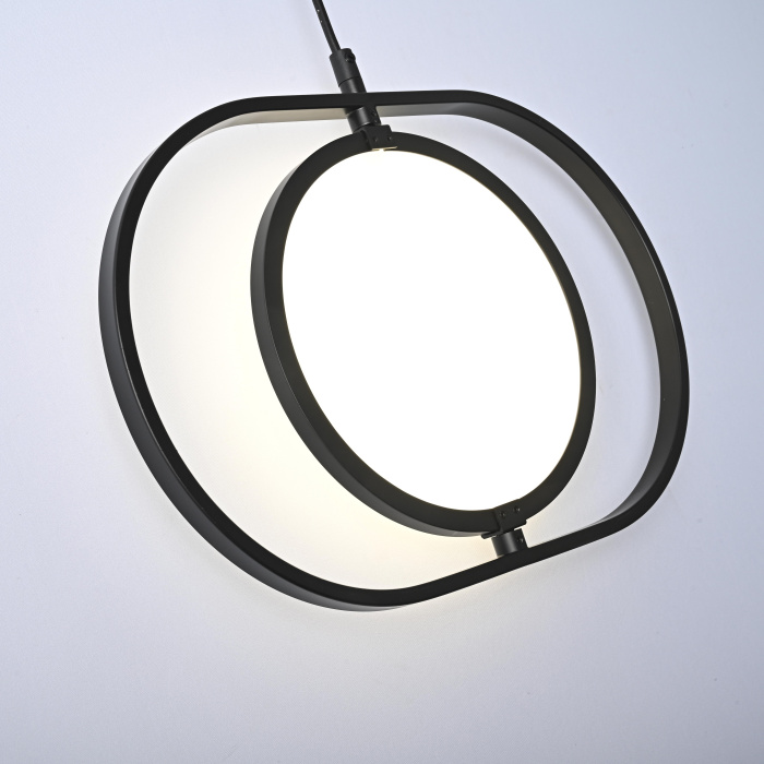 Подвесной светильник ARVET горизонтальный Черный ImperiumLoft