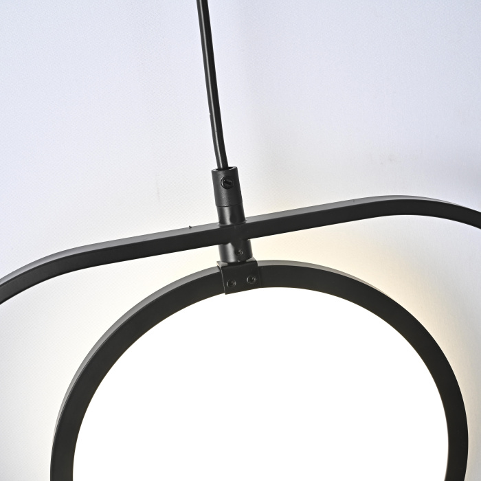 Подвесной светильник ARVET горизонтальный Черный ImperiumLoft