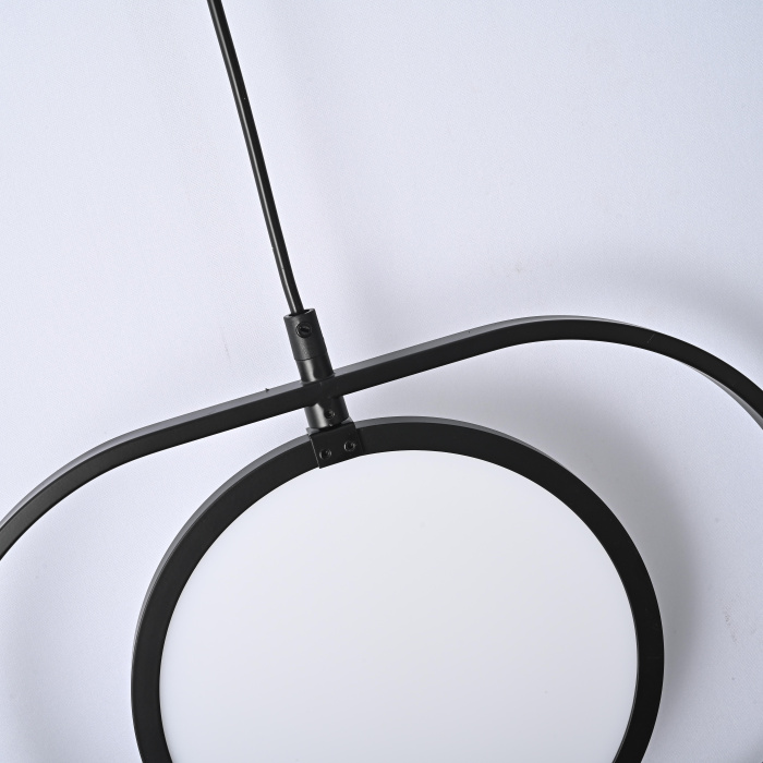 Подвесной светильник ARVET горизонтальный Черный ImperiumLoft