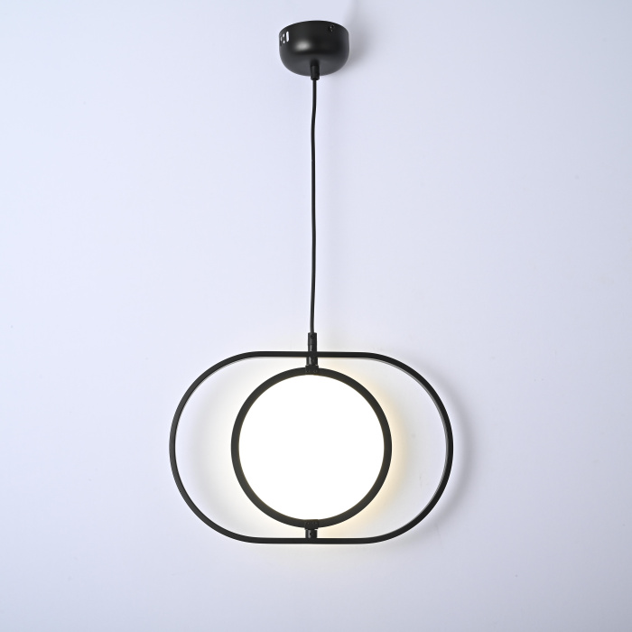 Подвесной светильник ARVET горизонтальный Черный ImperiumLoft